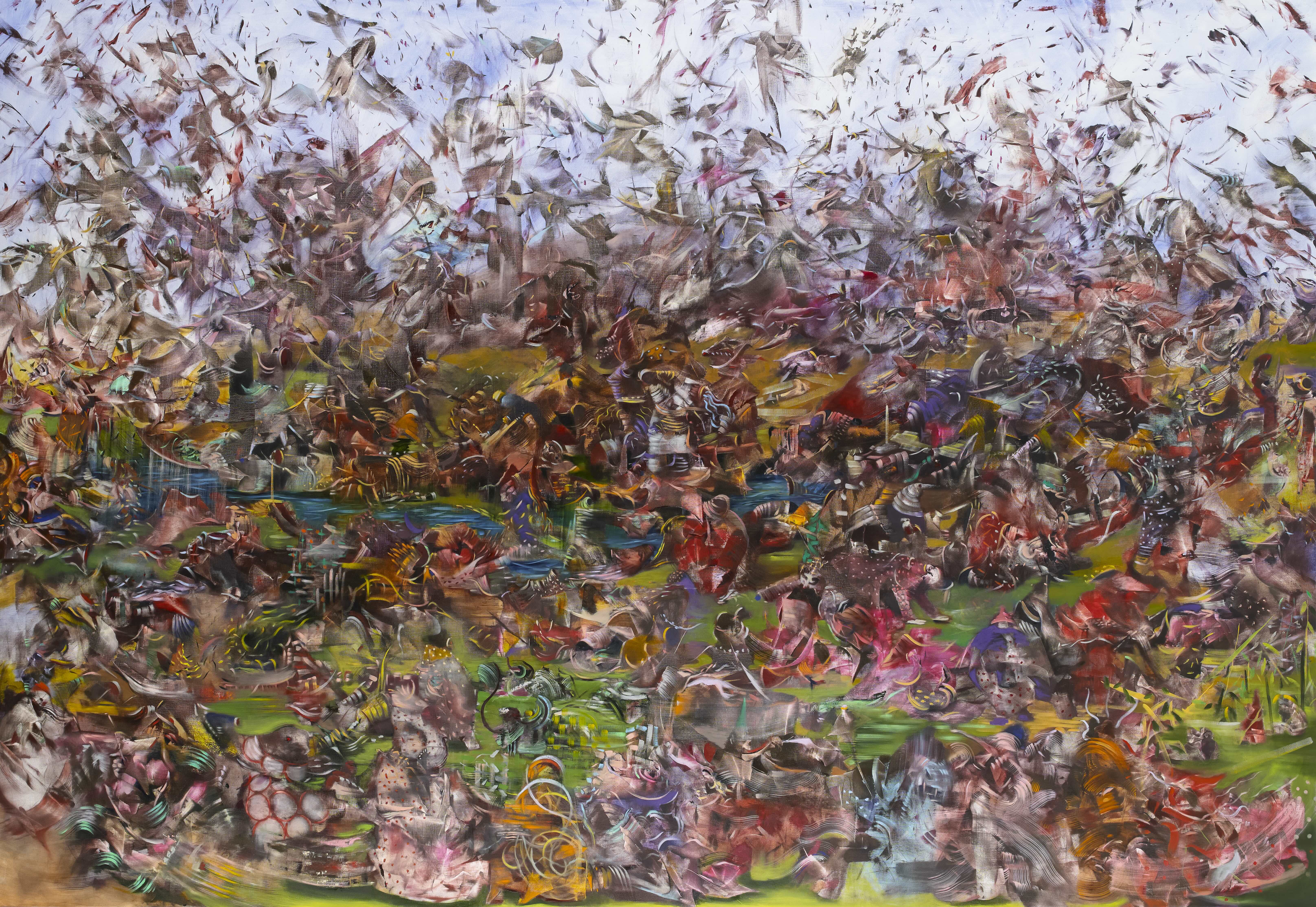 picture for Ali Banisadr. It's in the Air, 2012